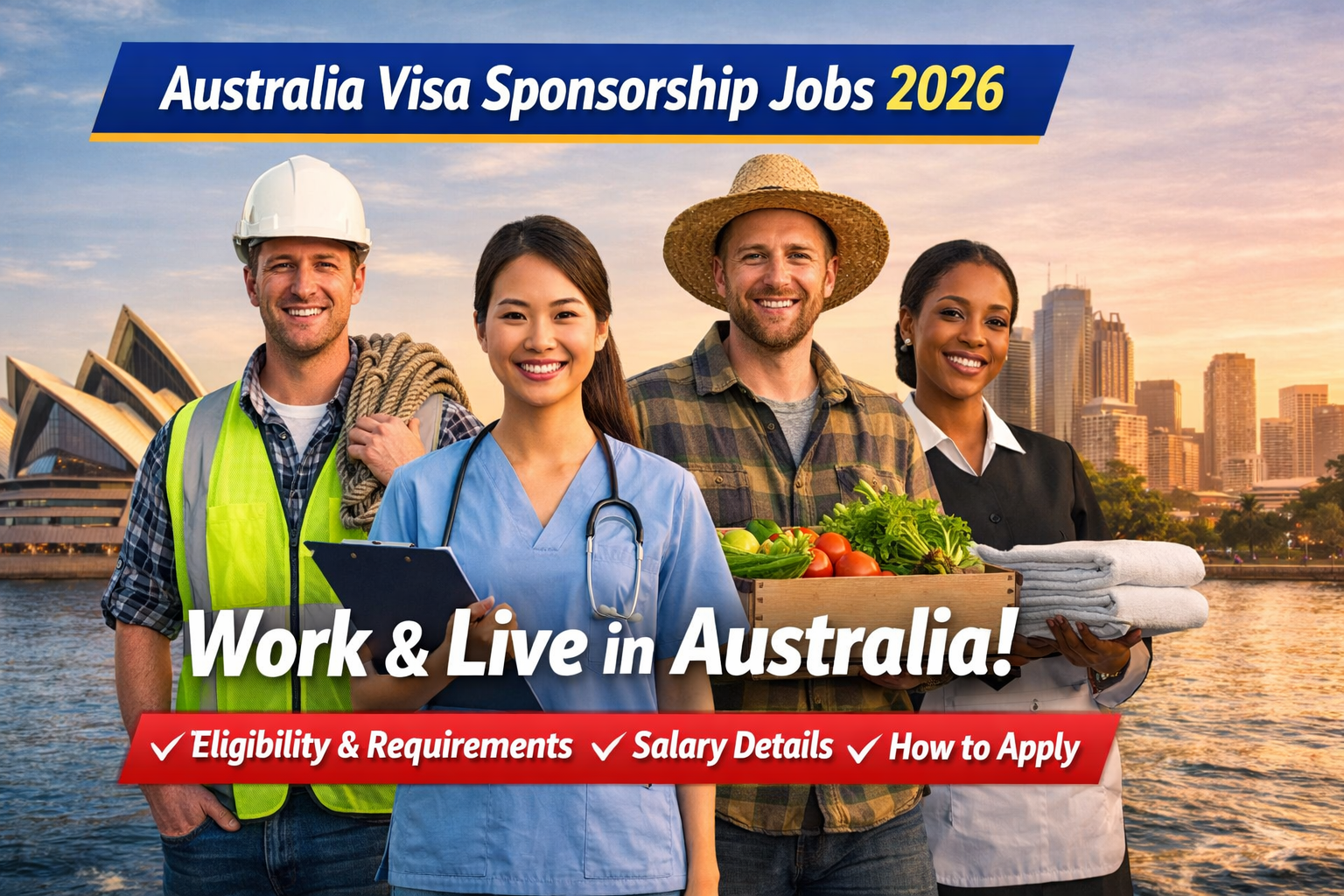 Australia Visa Sponsorship Jobs 2026 – Eligibility & Salary Guide