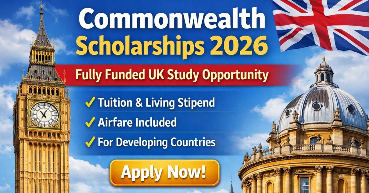 Commonwealth Scholarships 2026 for Developing Countries – Simple Guide to a UK Government Opportunity
